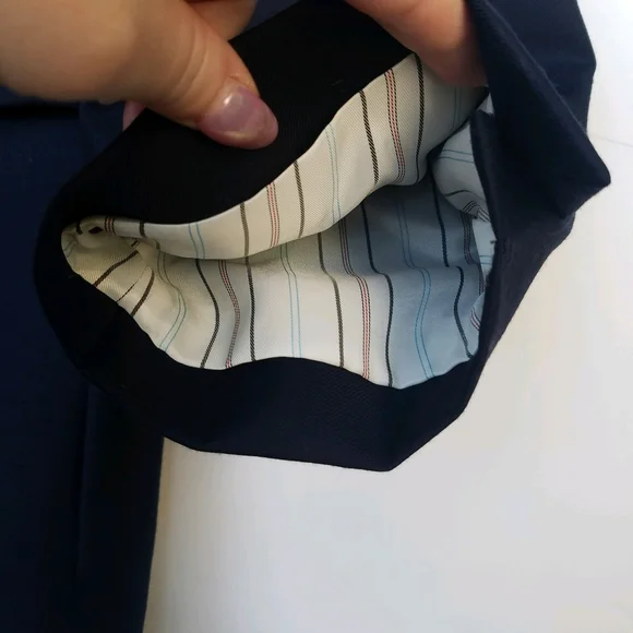 Ralph Lauren Wool Sport Coat Blazer 44R Navy Embossed Gold Buttons Like … - Picture 13 of 16